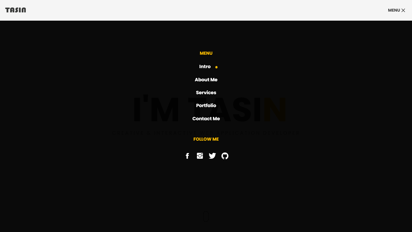 Personal portfolio website | M.T.Tasin